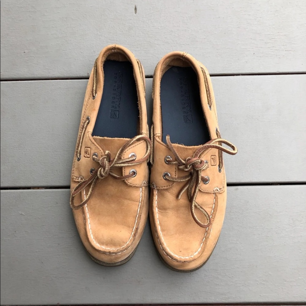 Boys Leather Sperry